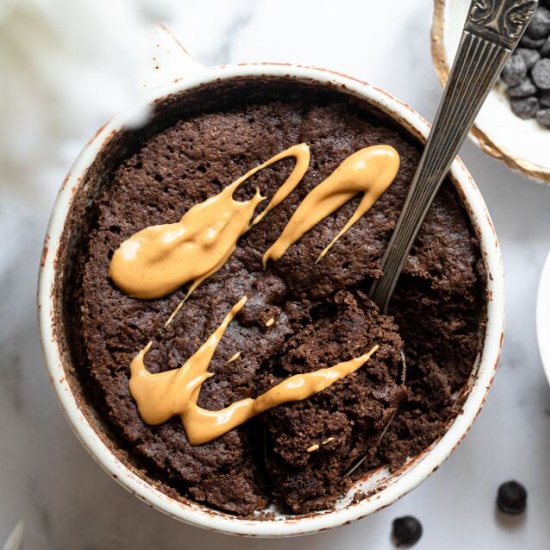 Low Carb Keto Chocolate Mug Cake