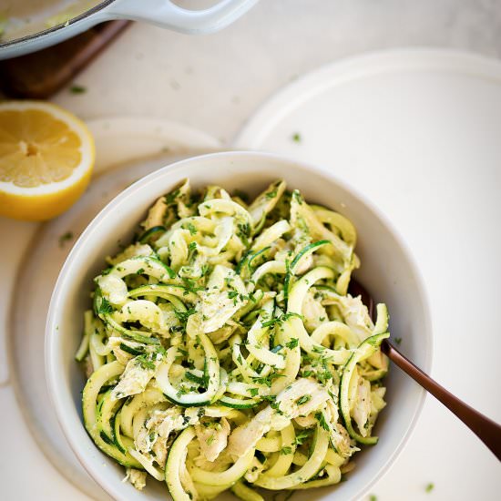 Chicken & Zucchini Noodles