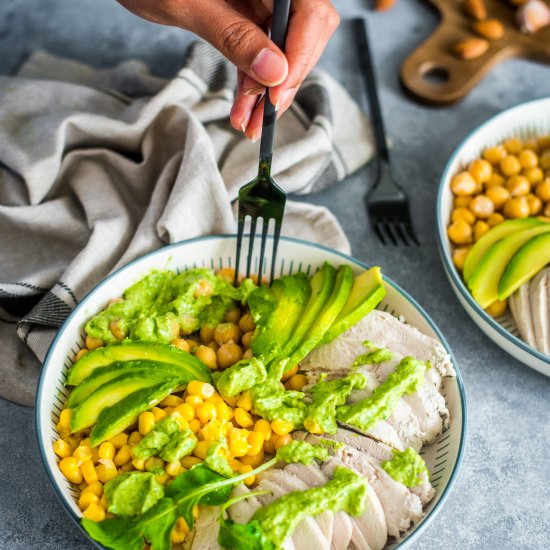 Green Goddess Chicken Salad