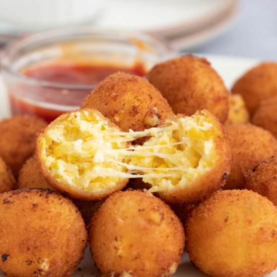 Easy Cheese Corn Balls recipe