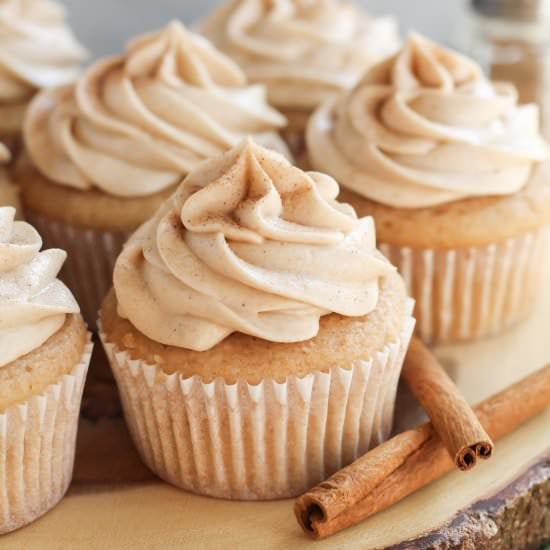 Snickerdoodle Cupcakes (GF)