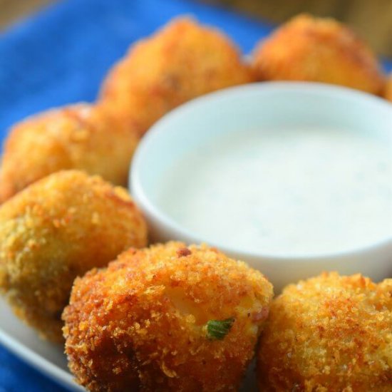 CHEESY LOADED POTATO BOMBS