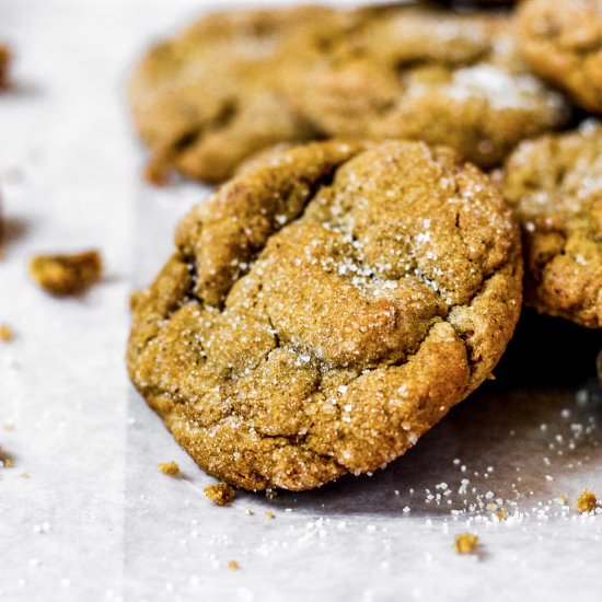 Soft and Chewy Molasses Cookies