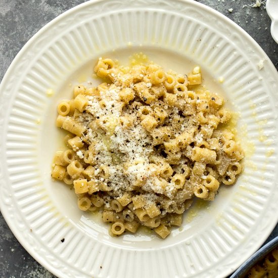 Cacio e Pepe Pasta Risotto