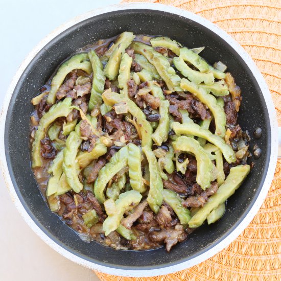 Bitter melon with Black Beans