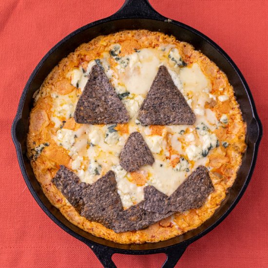 Halloween Buffalo Chicken Dip