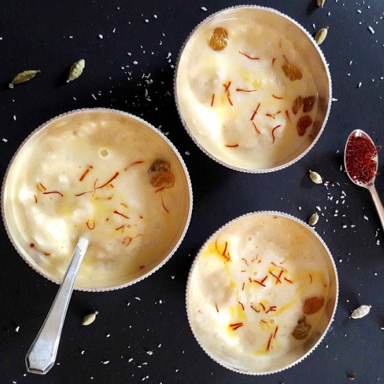 Coconut Rice Kheer Pudding