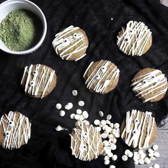 Matcha Mummy Sugar Cookies