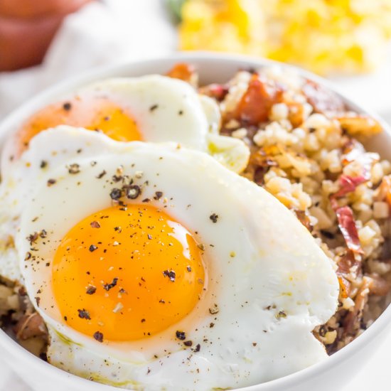 Cauliflower breakfast bowl