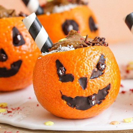 Paleo Stuffed Halloween Mandarins