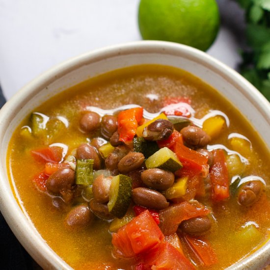 Spicy Bean & Vegetable Soup