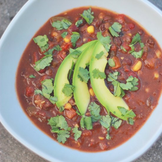 Wholesome Hearty Vegetable Chili