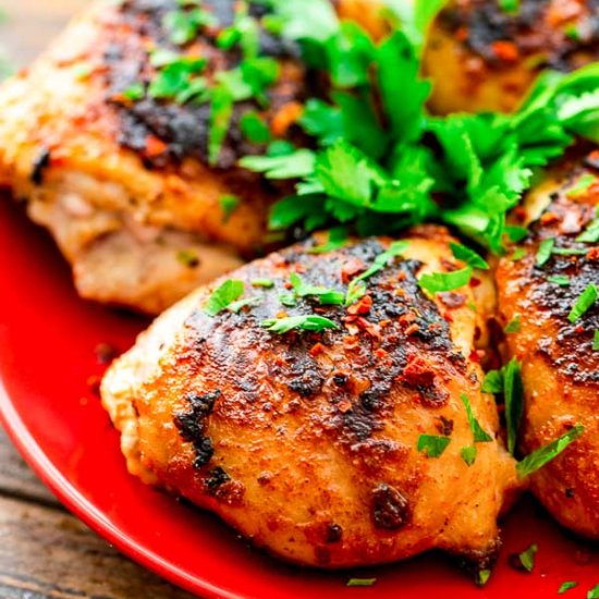 Grilled Chicken Thighs