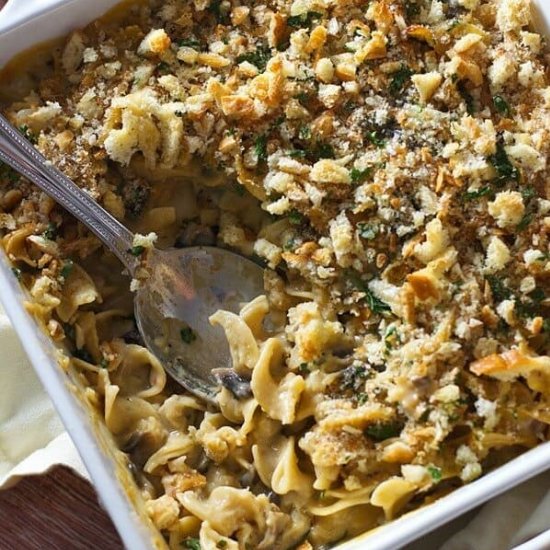 LIGHTENED-UP CHICKEN TETRAZZINI