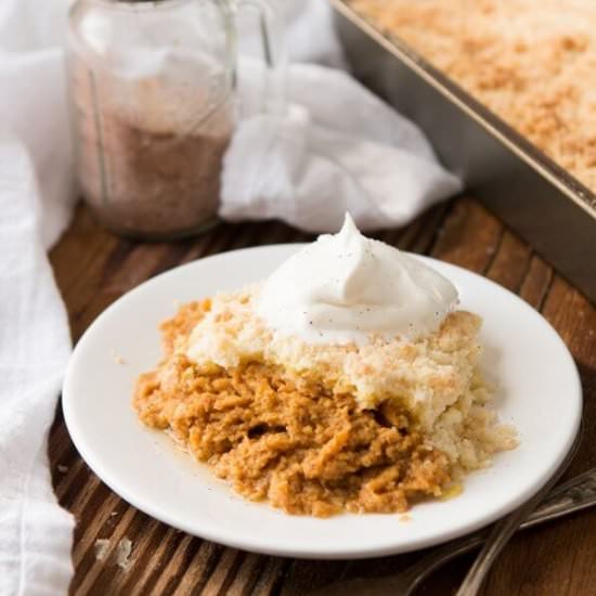 PUMPKIN PIE DUMP CAKE