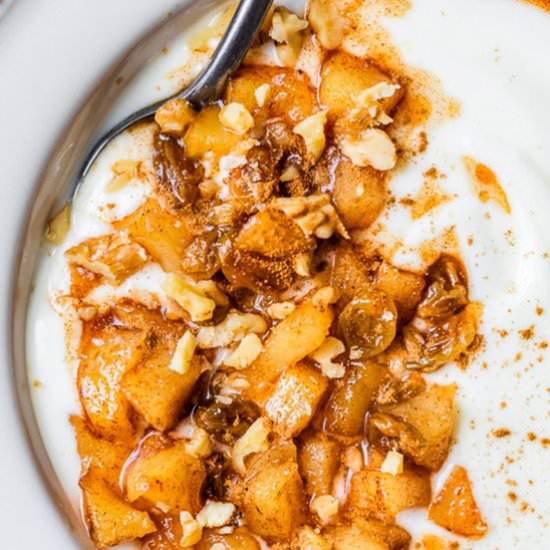 Cinnamon Apple Yogurt Bowls