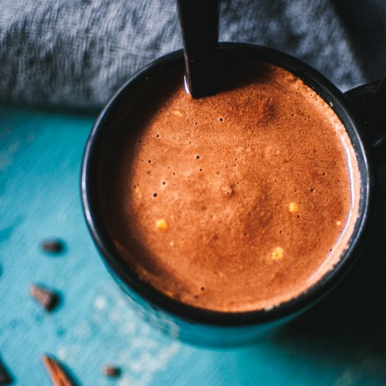 Healthy Pumpkin Hot Chocolate