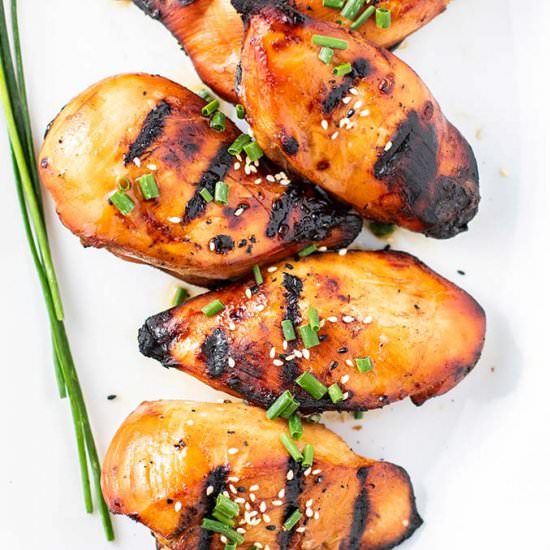 The BEST Grilled Chicken Marinade