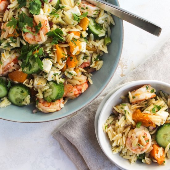 Autumn Shrimp and Butternut Salad