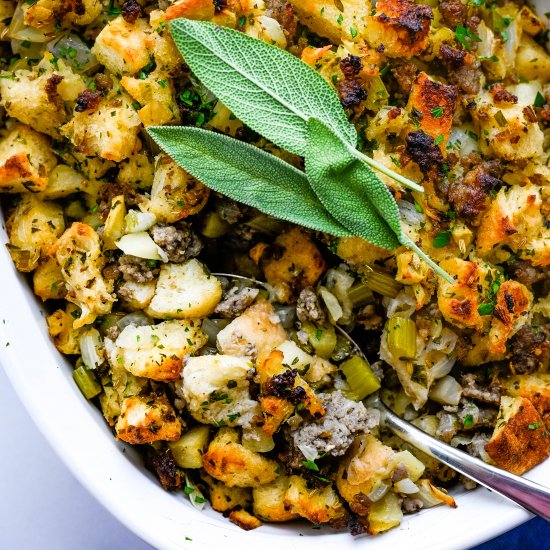 Sausage Fennel and Apple Stuffing