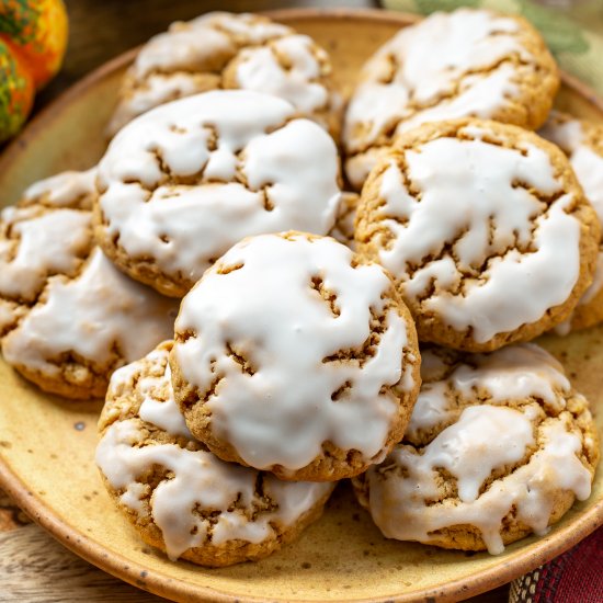 Spiced Pumpkin Oatmeal Cookies