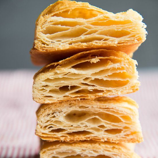 Puff Pastry Dough from Scratch