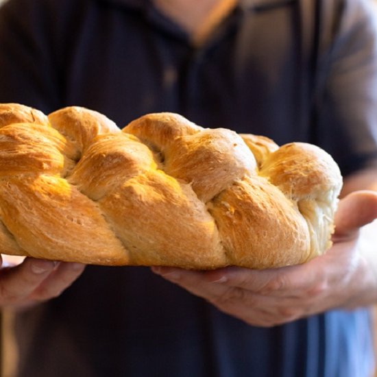 Eggless Vegan Challah