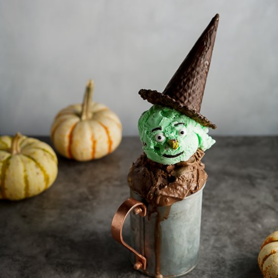 Halloween Ice Cream Sundaes