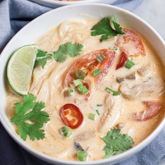 Thai Coconut Chicken Soup