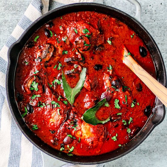 Boneless Chicken Cacciatore