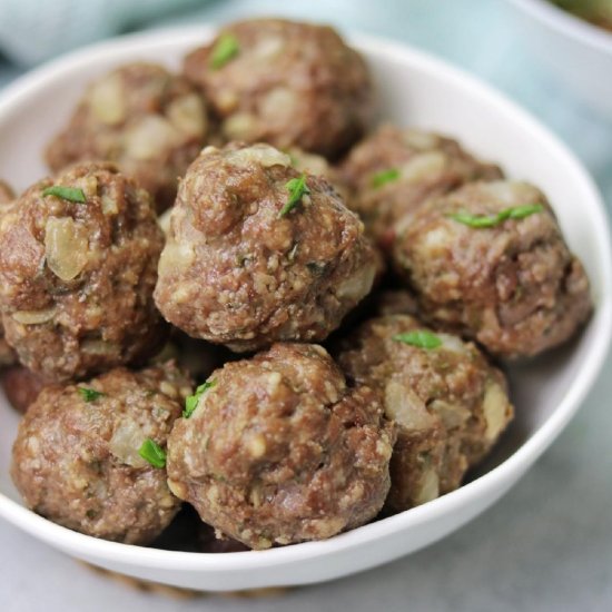 Easy Homemade Meatballs