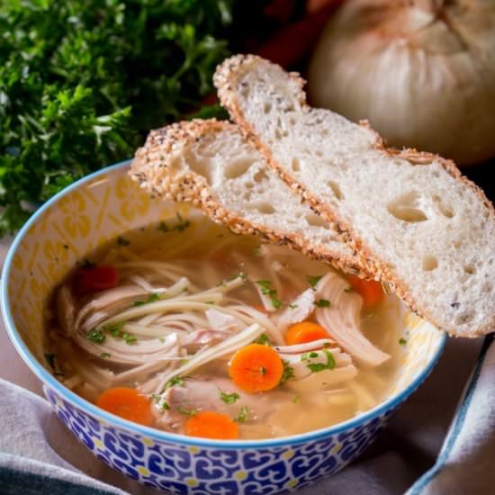 Instant Pot Chicken Noodle Soup