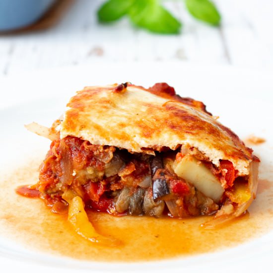 Vegetarian Lentil Moussaka