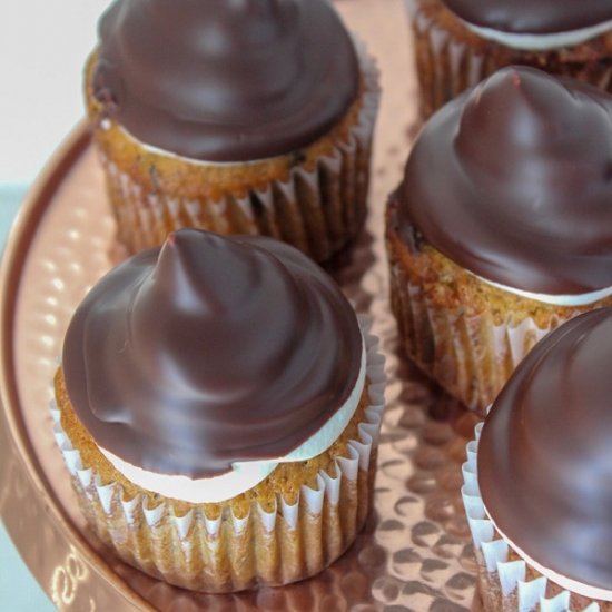 Banana Chocolate Chip Cupcakes