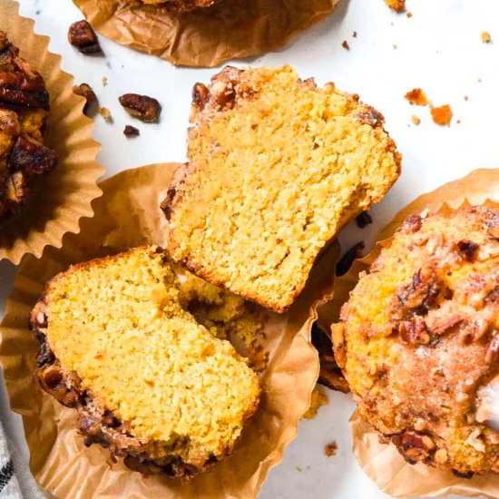 Low Carb Pumpkin Muffins