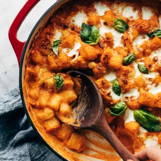 Baked Gnocchi with Vodka Sauce