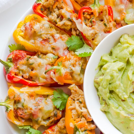 Healthy Taco Stuffed Peppers