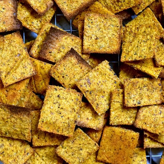 Spicy Pumpkin Crackers