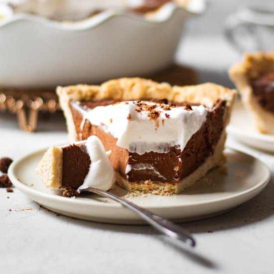 Vegan Chocolate Cream Pie