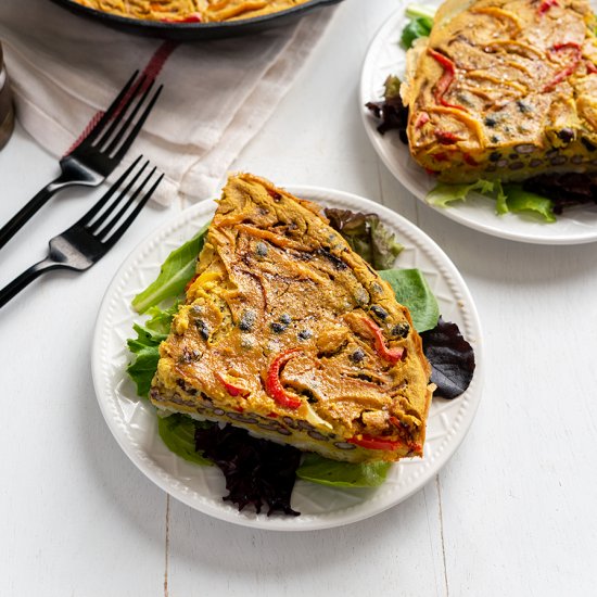 Hash Brown-Crusted Frittata