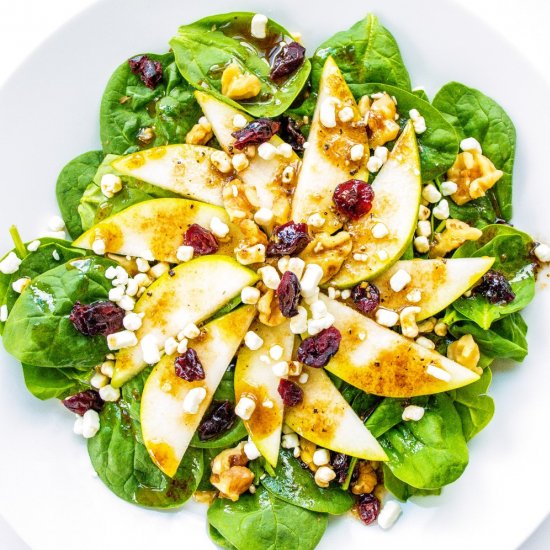 Spinach Pear Salad