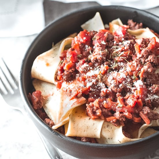 Easy Lamb Ragu