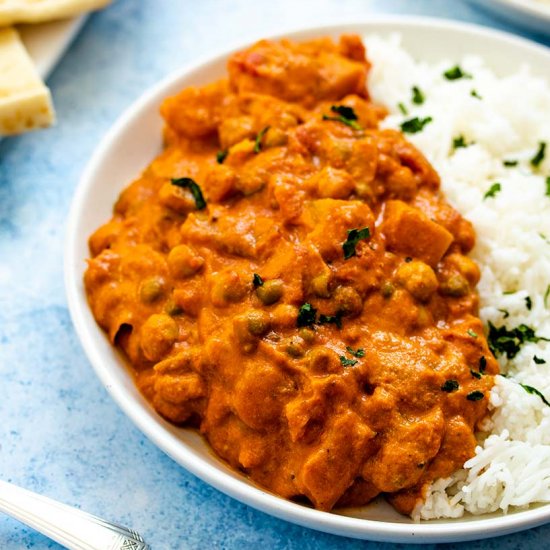 Potato & Chickpea Tikka Masala