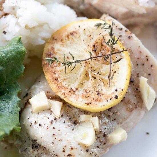 Citrus Garlic Herb Chicken Thighs