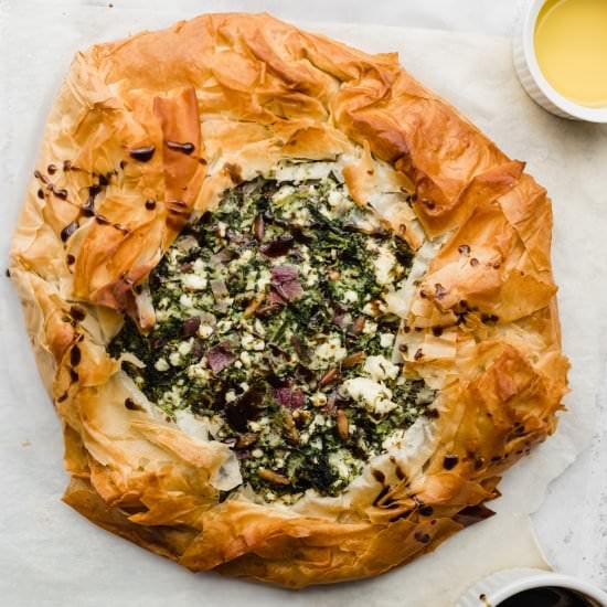 Spanokopita- Easy Greek Spinach Pie