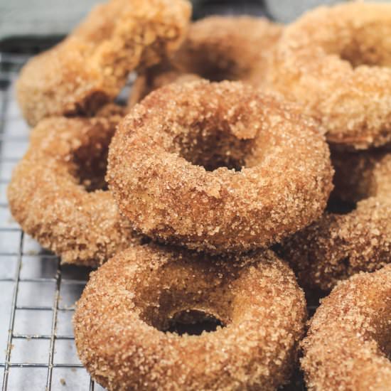 Baked Apple Cider Doughnuts