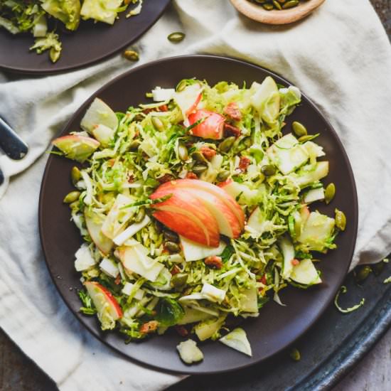 Shaved Brussels Sprouts Salad