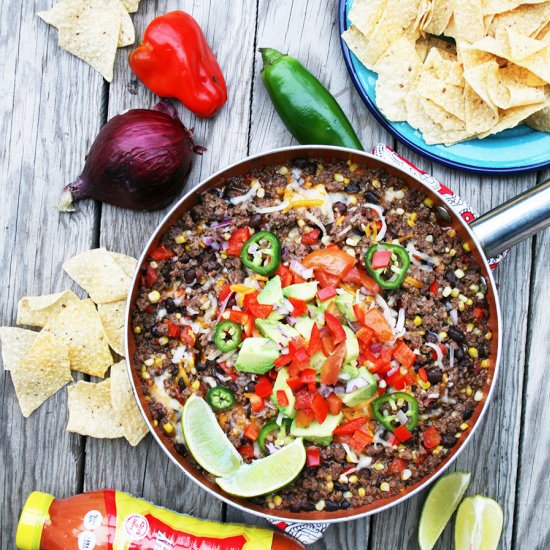 Mexican Ground Beef Skillet