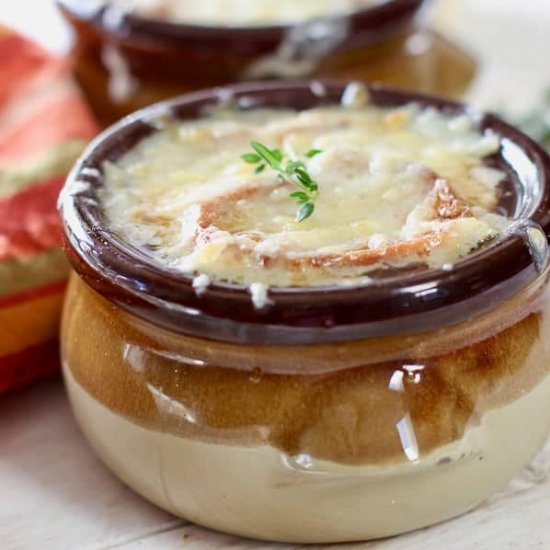 Slow Cooker French Onion Soup