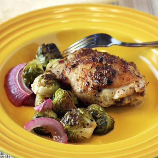 Honey-Mustard Sheet Pan Chicken